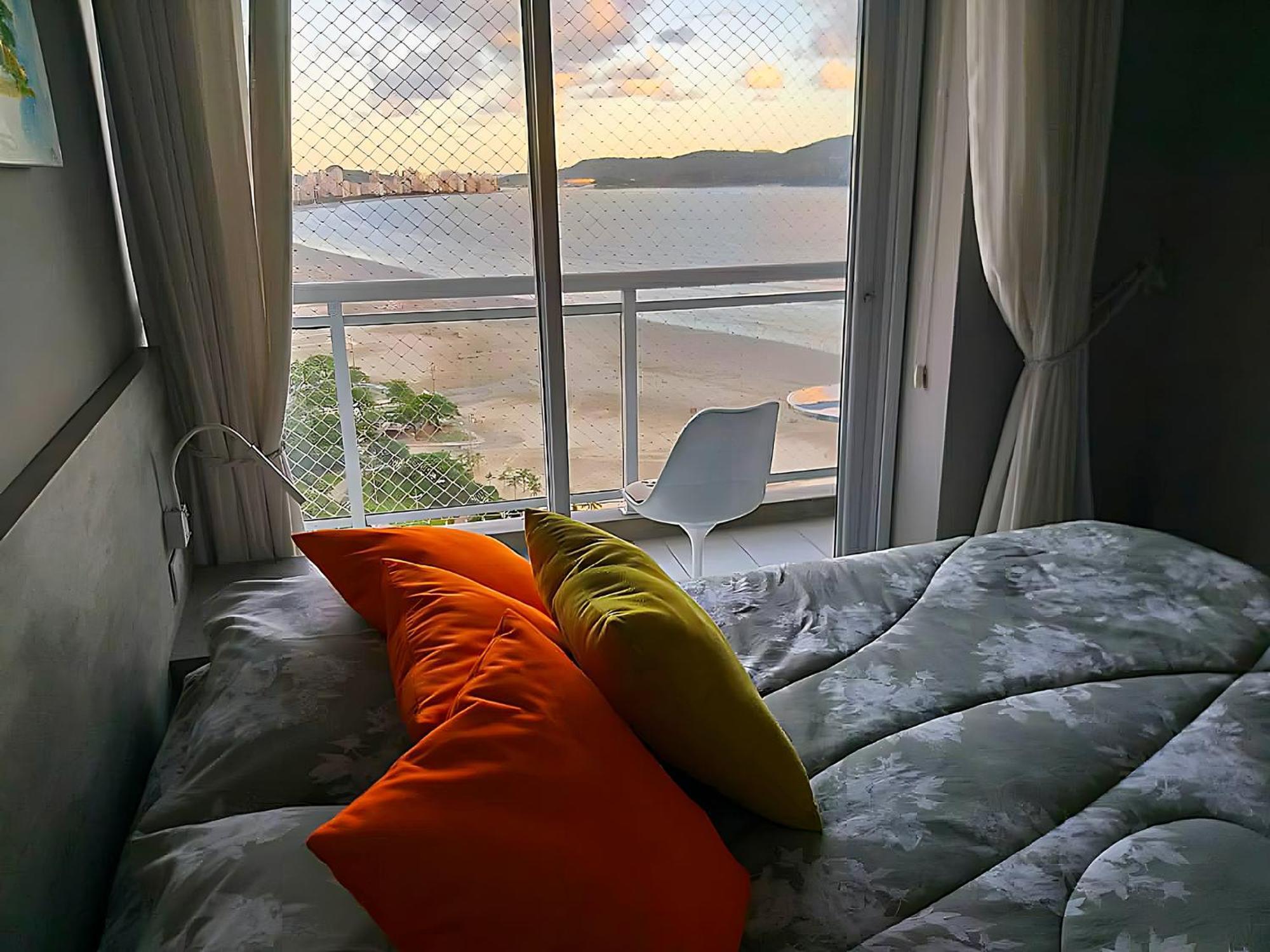 Booksantos Unlimited 2705 - Veja O Mar Da Cama Apartamento Exterior foto