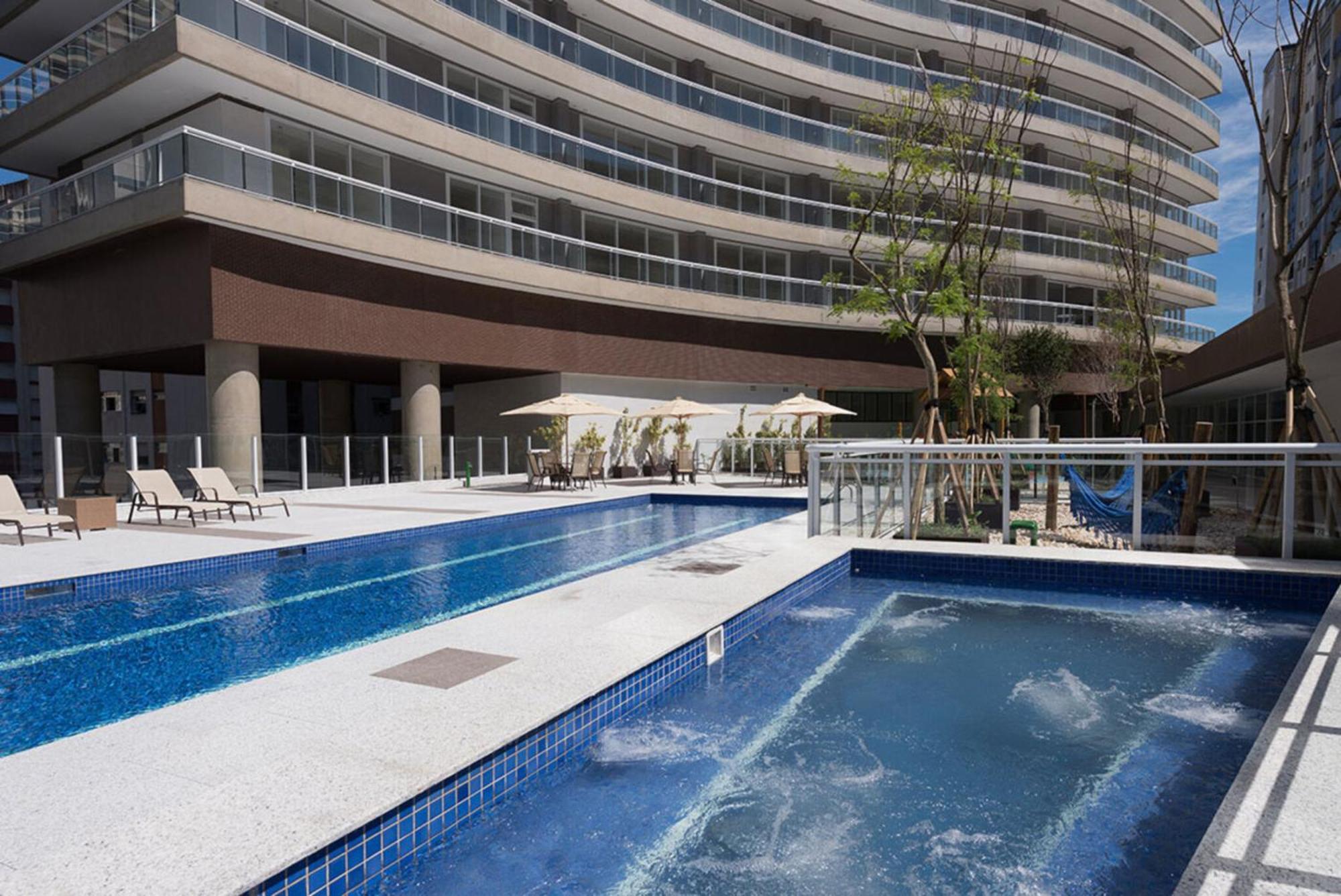 Booksantos Unlimited 2705 - Veja O Mar Da Cama Apartamento Exterior foto